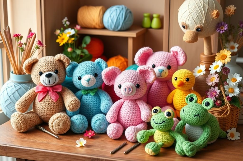 Amigurumi Delights Cute & Cuddly Crochet Toys