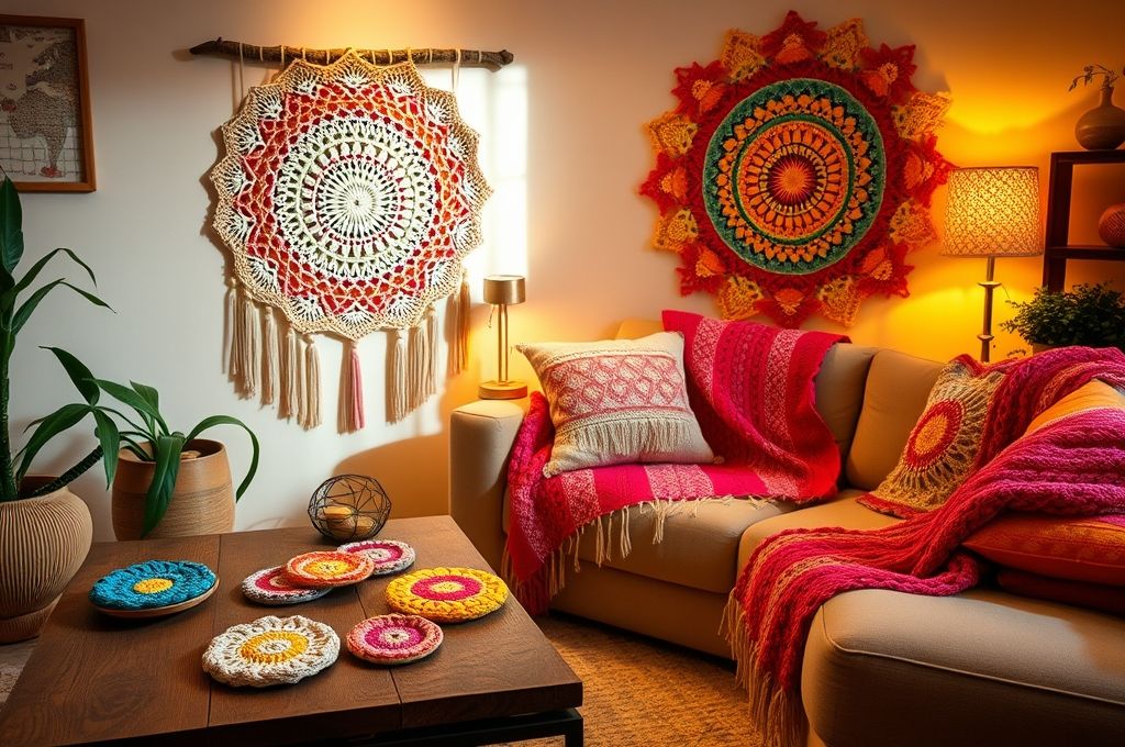 Home Decor Crochet From Coasters to Wall Hangings