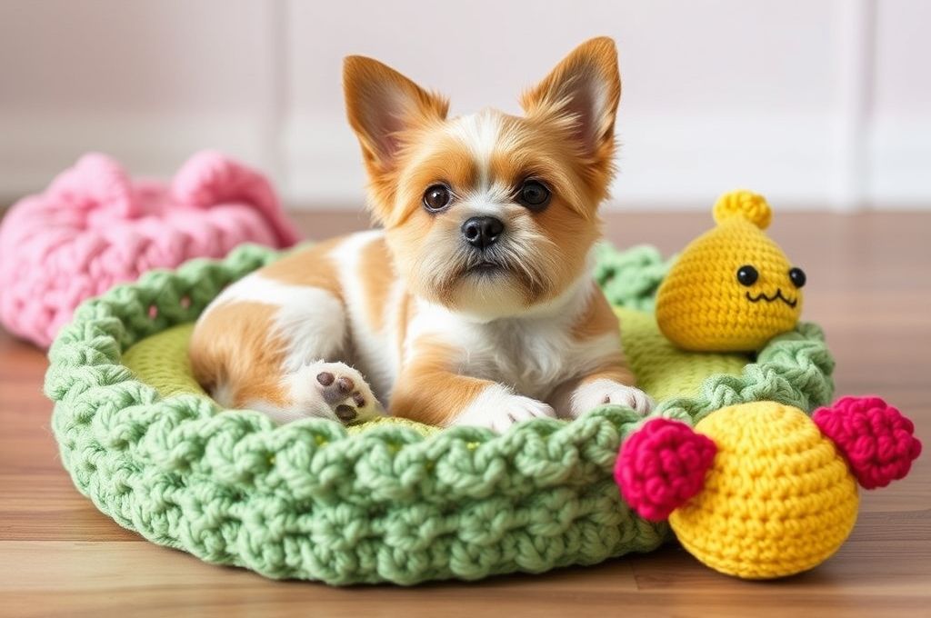 Pet Projects Crochet Beds and Toys for Your Furry Friends