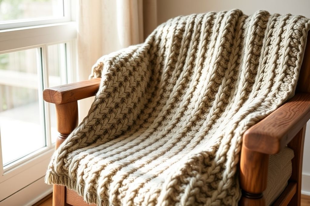 The Moss Stitch Blanket (Simple, Textured, and Soothing)