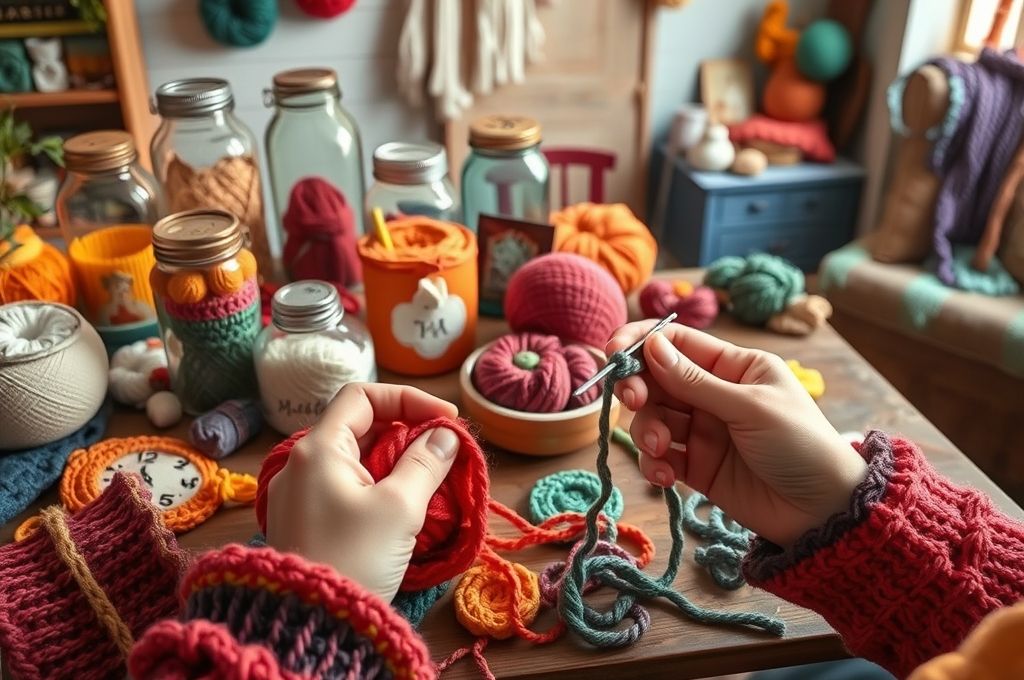 Upcycling with Crochet Transform Old Items into New Treasures