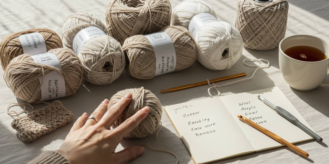 Choosing the Right Yarn Fiber for Your First Crochet Project
