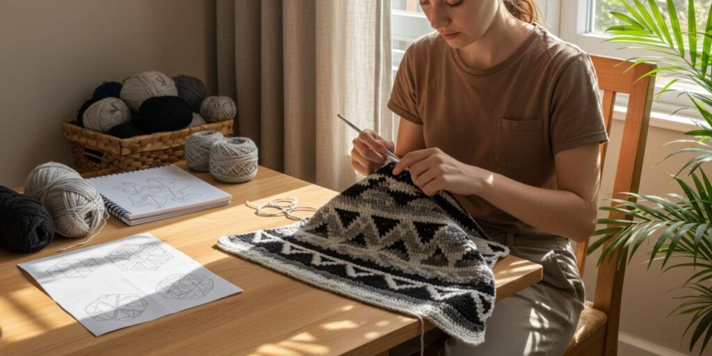 Mosaic Crochet Mastery: Geometric Patterns Made Simple