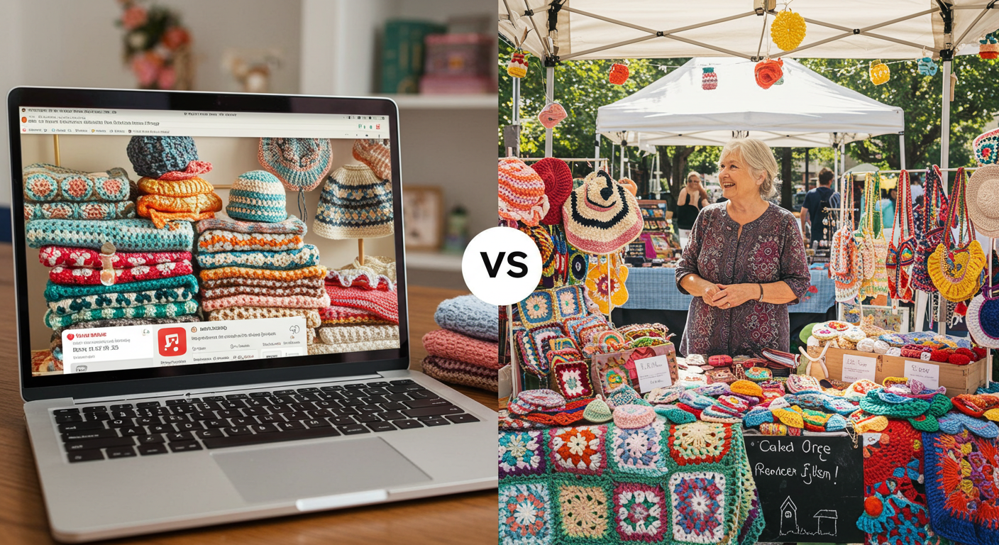 Selling Crochet on Etsy vs. Local Markets: Which is Best for You?