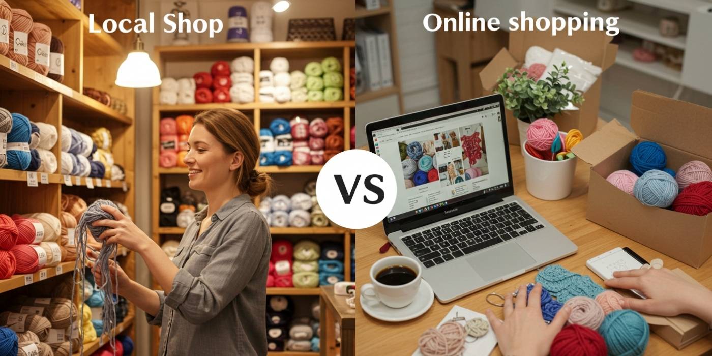 Yarn Shopping Online vs. Local Stores: Pros and Cons
